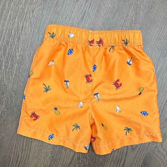 NWOT Carter's 24mo Orange Swim Shorts with Nautical Design. Offers welcome! - Picture 8 of 8